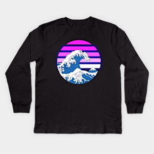 The Great Dream Wave Kids Long Sleeve T-Shirt